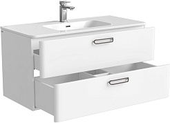 Iddis Мебель для ванной Brick 100 белая – фотография-6